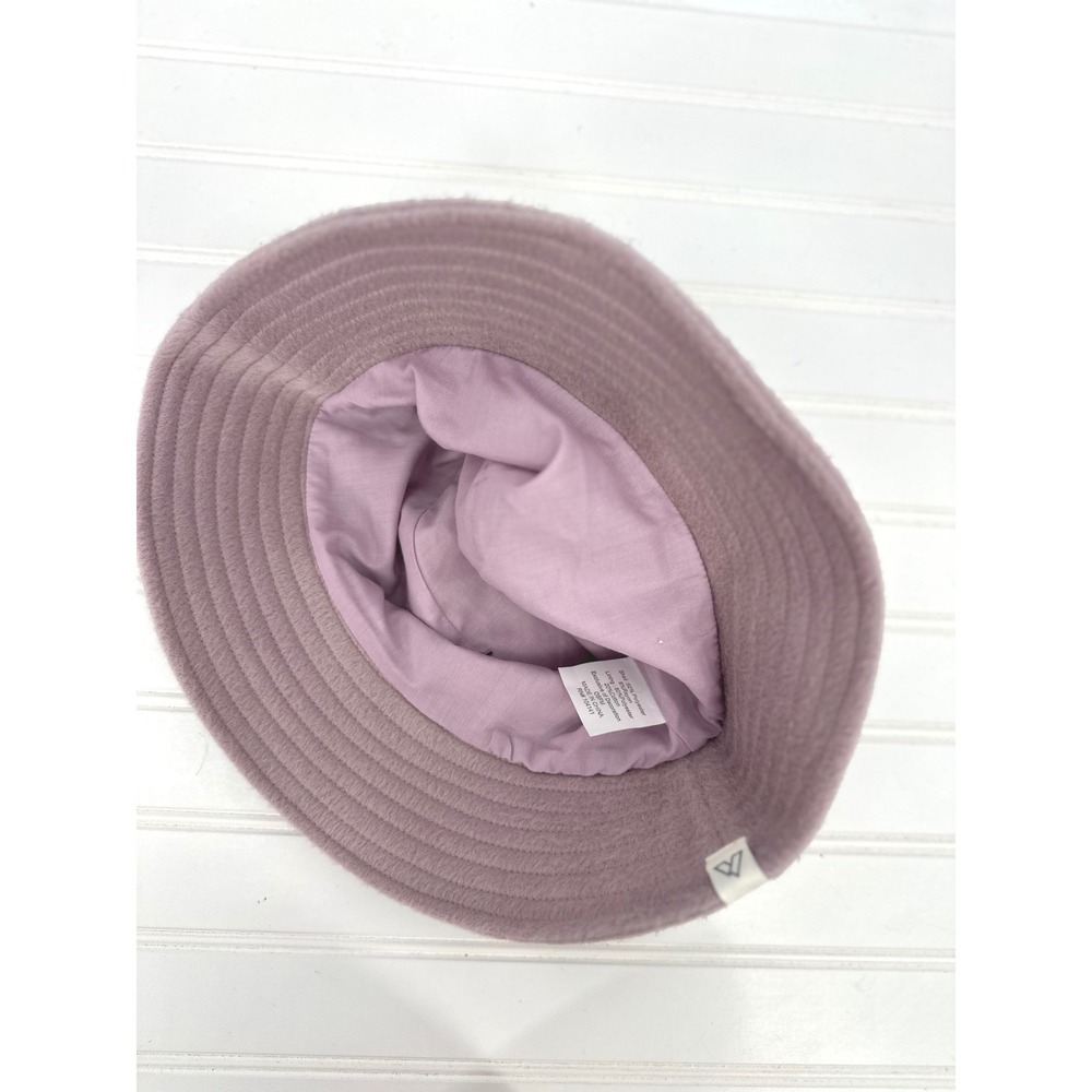 Alpine Design Brushed Bucket Hat Women OSFM Light Purple Faux Fur Winter Warm - Picture 4 of 9